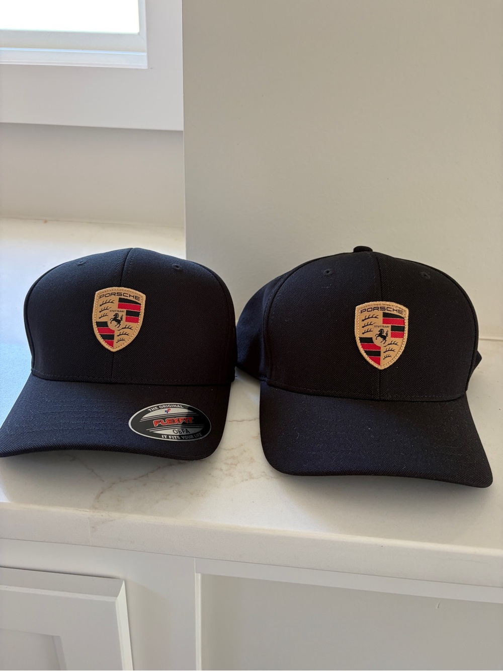 Porsche black Flex-fit Baseball Cap